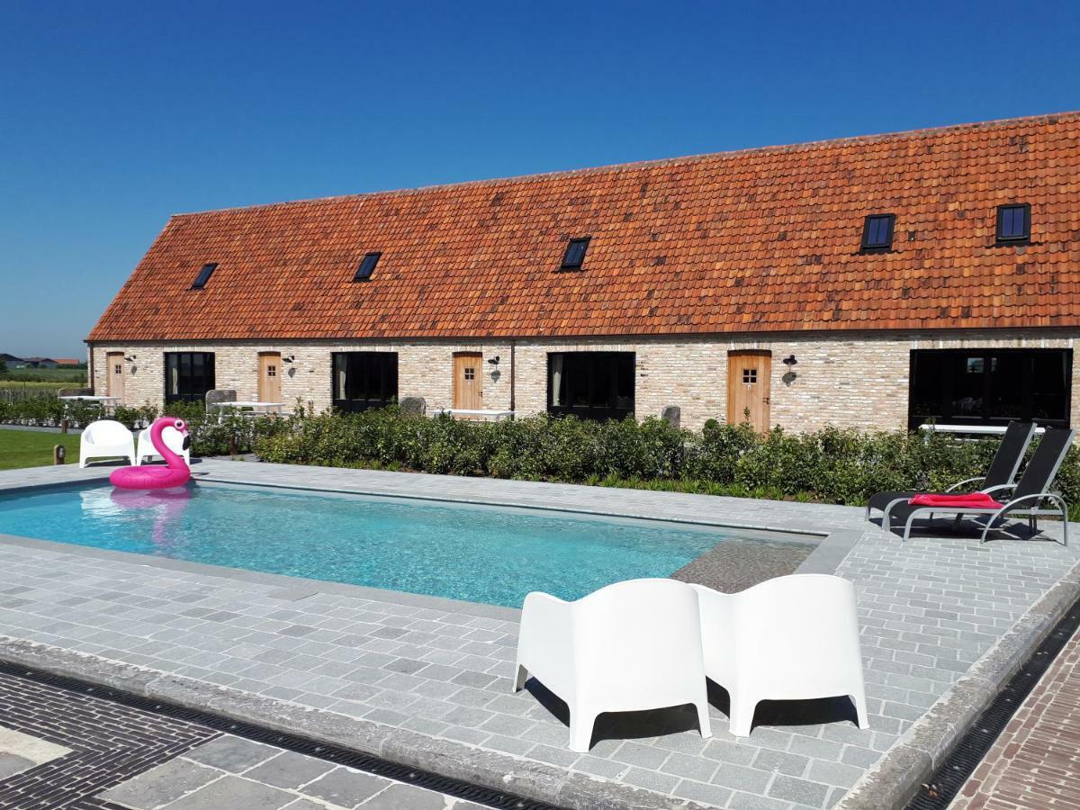 Vakantiehoeve 'T Goed Ter Leeuwen De Haan Eksteriør billede